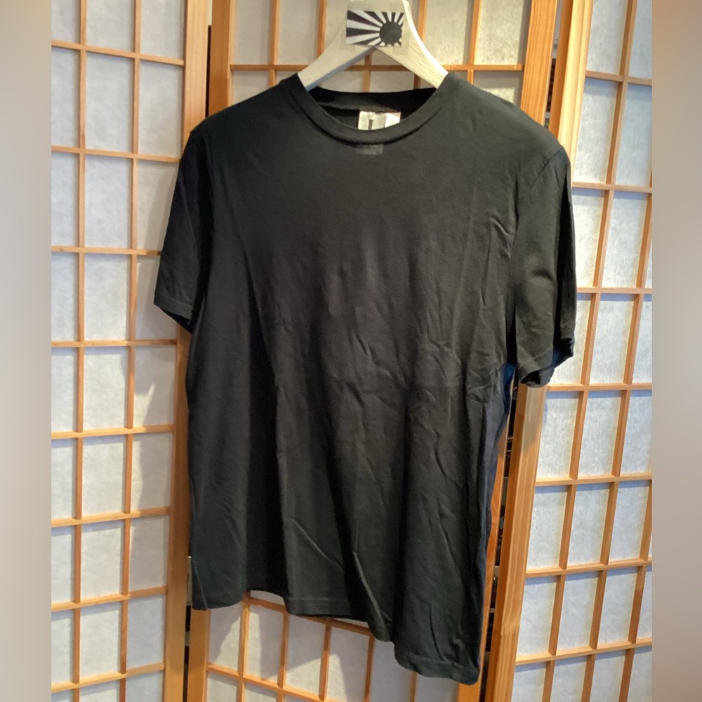 Topman Black Short Sleeve Crew Neck T-Shirt Men's Size Large